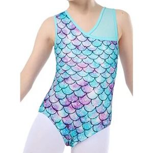 Girls medium mermaid leotard